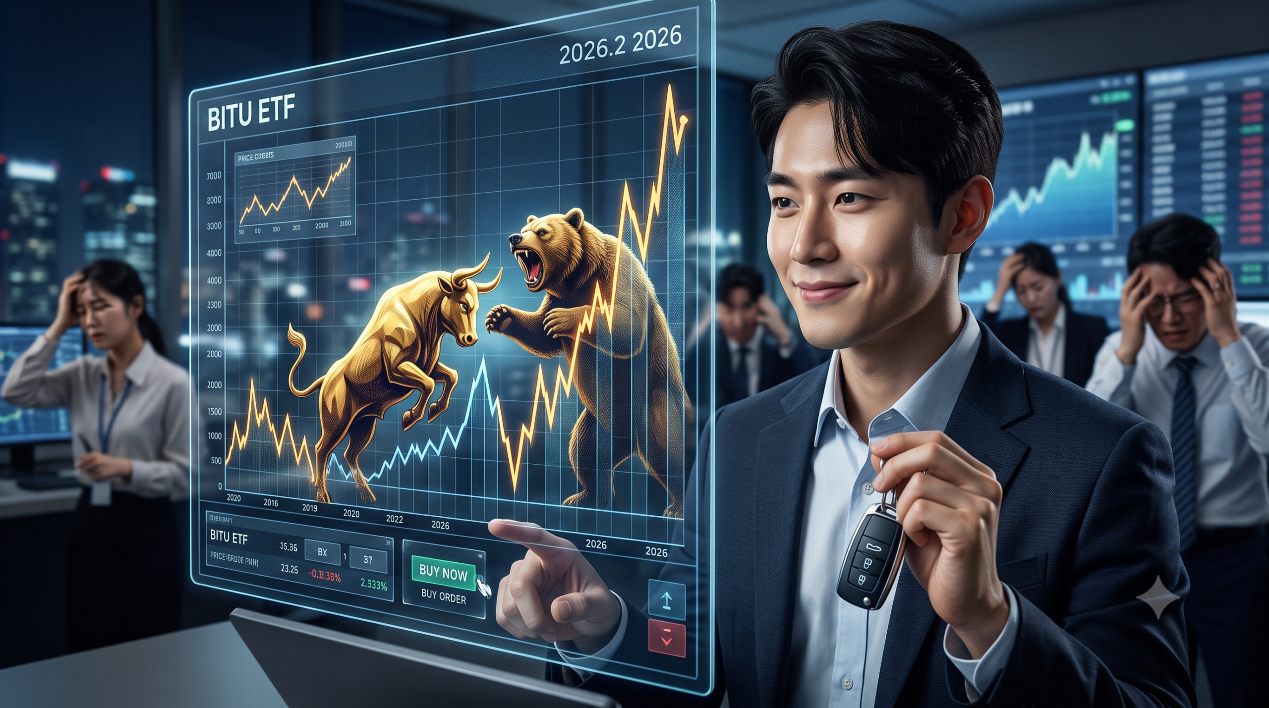 2026 하반기 비트코인 2배 레버리지 ETF (BITU) 변동성 장세 대응 및 멘탈 관리 전략